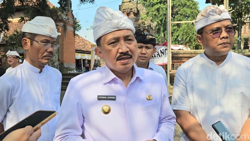 Pj Bupati Klungkung, I Nyoman Jendrika, Kamis (26/9/2024). (I Putu Budikrista Artawan/detikBali)
