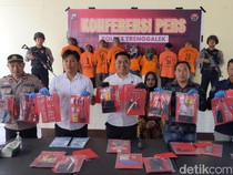 13 Budak Narkoba di Trenggalek Diamankan, 2 Perempuan