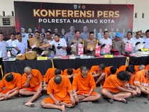 31 Tersangka di Kota Malang Ditangkap Selama Operasi Tumpas Semeru 2024