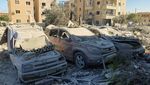 Porak-poranda Lebanon Dibombardir Israel