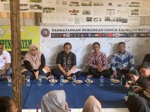 Video Momen Pramono Anung Sapa Warga Kampung Bayam Bareng Eks Timses Anies