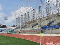 Penampakan Progres Terbaru Renovasi Stadion Kanjuruhan Malang