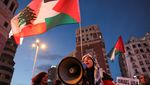 Protes Israel, Warga Kibarkan Bendera Palestina di Kota Madrid