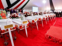 Puluhan Korban Kebakaran Asrama Sekolah di Kenya Dimakamkan