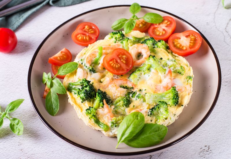Resep Omelet Udang dan Brokoli Resep Omelet Udang dan Brokoli