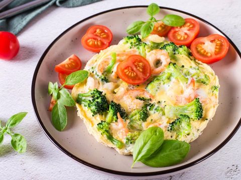 Resep Omelet Udang dan Brokoli