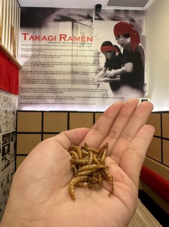 Resto Ini Tawarkan Menu Ramen Ulat Khusus untuk Halloween