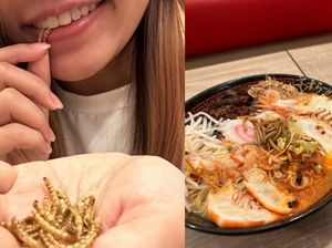 Resto Ini Tawarkan Menu Ramen Ulat Khusus untuk Halloween