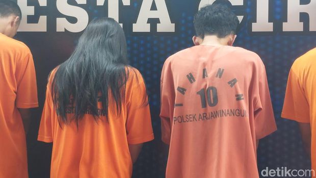 Sosok NY pelaku pembunuhan bayi saat diamankan polisi