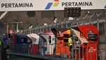 Suasana Persiapan MotoGP di Sirkuit Mandalika