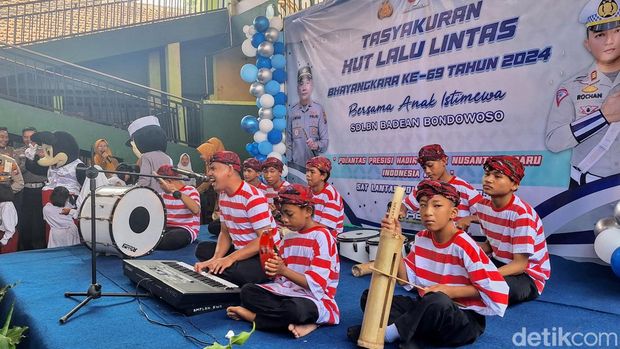 Tasyakuran HUT Lantas di Bondowoso