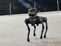 Aksi Robot Anjing Pintar Tecno Dynamic 1 yang Menggemaskan