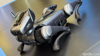 Tecno Dynamic 1 memiliki berat sekitar 16 kilogram, menjadikannya robot yang cukup ringan namun kuat untuk berbagai fungsi. Jika termasuk dengan kotaknya, berat totalnya mencapai 33 kilogram. Foto: Adi Fida Rahman/detikINET