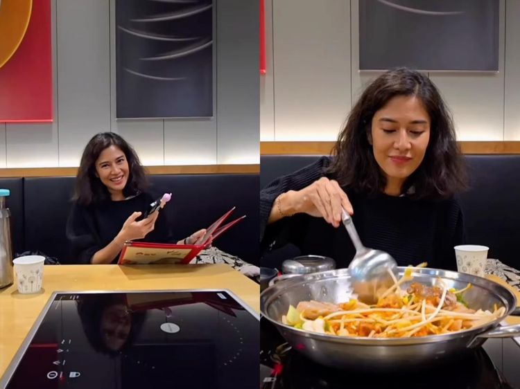 Dian Sastro Kulineran di Seoul Sebelum Terima Penghargaan Gadis Kretek