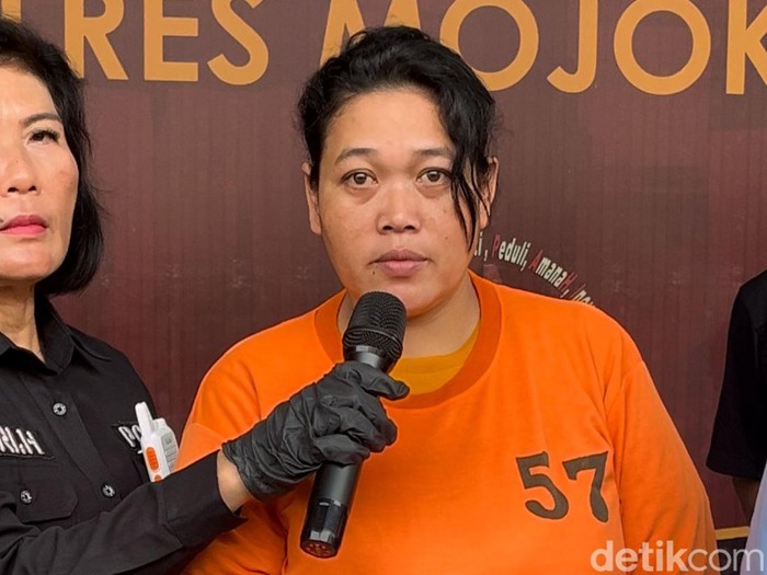 Heni Aftaria, warga Pacet, Mojokerto pelaku penggelapan mobil dan motor