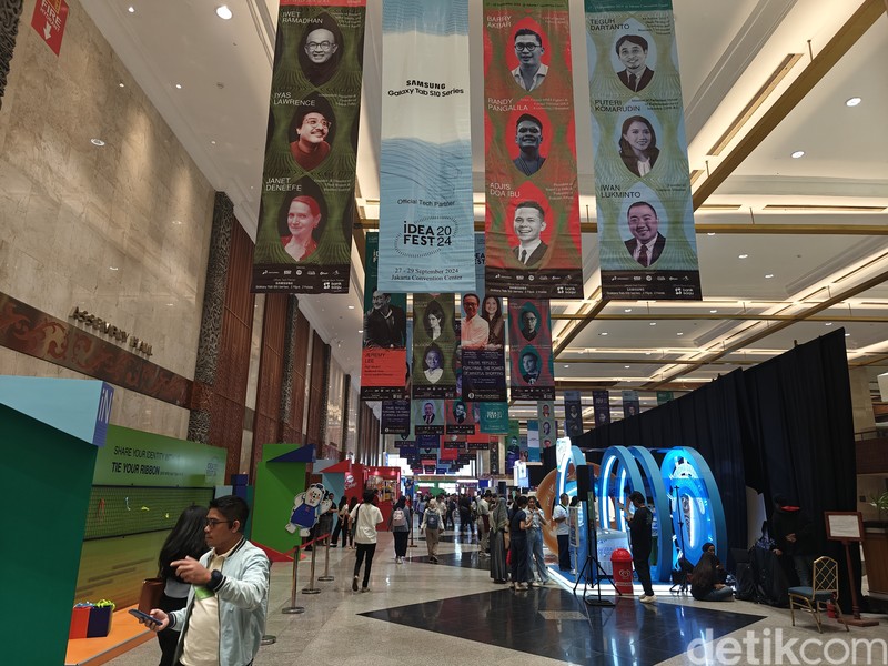 Suasana hari pertama IdeaFest 2024