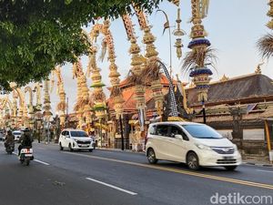 Melasti Desa Kapal, Jalan Denpasar-Gilimanuk Bakal Macet Besok Pagi