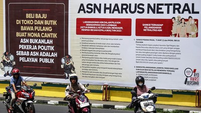 Jelang Pilkada, Baliho Sosialisasi Netralitas ASN Terpampang di Malut