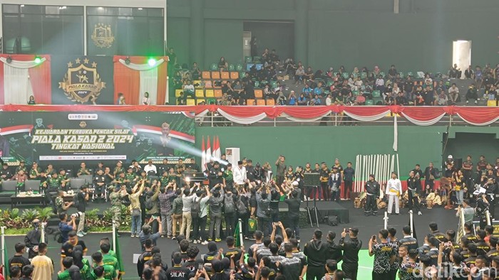 KSAD buka lomba pencak silat Piala KASAD (Rizky Adha Mahendra/detikcom)