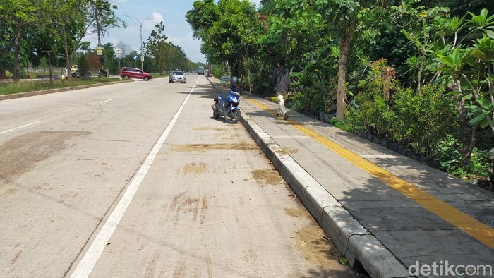Lokasi tempat pegawai minimarket tewas keelakaan