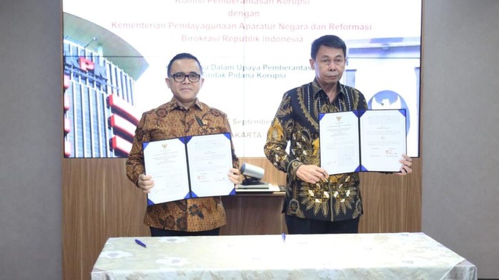 MenPAN-RB & KPK Sepakati Kerja Sama