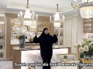 Mewah! Tampilan Dapur Termahal Milik Tasyi Athasyia
