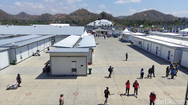 Cuaca terik di hari pertama MotoGP Mandalika 2024.