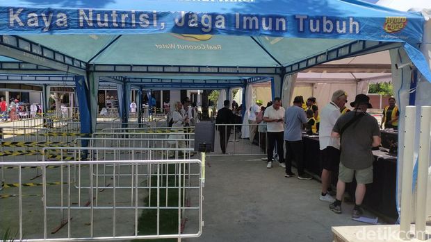 Lokasi penukaran tiket MotoGP Mandalika 2024 di Bazaar Mandalika, Lombok, Nusa Tenggara Barat.