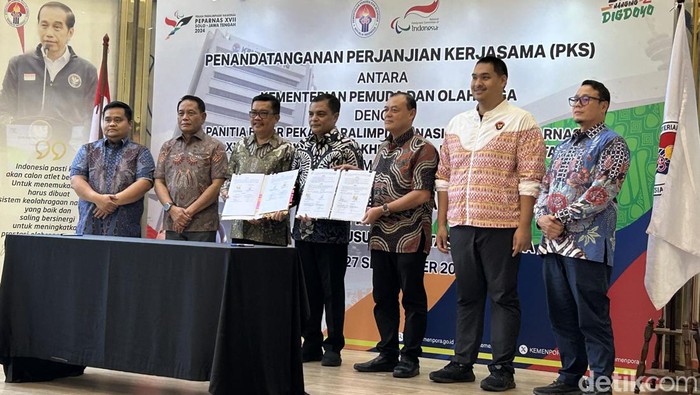 Pemerintah, melalui Kemenpora, memberikan bantuan dana kepada Panitia Besar (PB) Pekan Paralimpiade Nasional (Peparnas) 2024. Totalnya sebesar Rp 290 miliar.