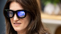 Meta CEO Mark Zuckerberg presents Orion AR Glasses, as he makes a keynote speech during the Meta Connect annual event, at the companys headquarters in Menlo Park, California, U.S. September 25, 2024. REUTERS/Manuel Orbegozo