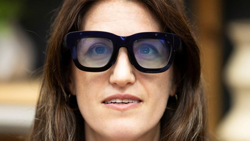 Meta CEO Mark Zuckerberg presents Orion AR Glasses, as he makes a keynote speech during the Meta Connect annual event, at the company's headquarters in Menlo Park, California, U.S. September 25, 2024. REUTERS/Manuel Orbegozo