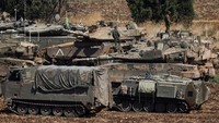 Israel terus maju dengan serangan yang telah menewaskan ratusan orang di Lebanon dan meningkatkan kekhawatiran akan perang regional habis-habisan. REUTERS/Jim Urquhart 