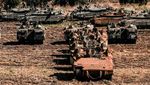 Penampakan Tank-tank Israel Bergerak ke Lintas Perbatasan Lebanon