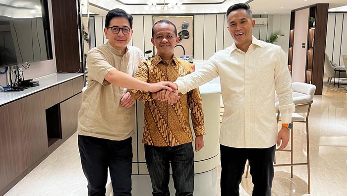 Pertemuan Anindya Bakrie & Arsjad Rasjid, bareng Menteri ESDM Bahlil Lahadalia