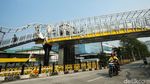 Proyek JPO Berkonsep Modern di Sunter Barat Terus Dikebut