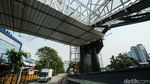 Proyek JPO Berkonsep Modern di Sunter Barat Terus Dikebut