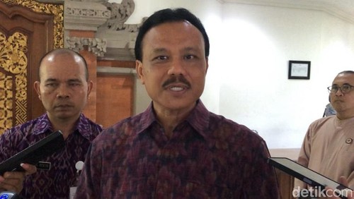 Sekda Bali, Dewa Made Indra, beberkan sanksi terhadap ASN yang tak netral dalam Pilkada, Jumat (27/9/2024). (Ida Bagus Putu Mahendra/detikBali)