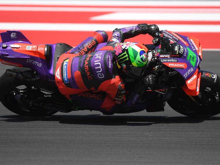 Suasana Sesi FP1 MotoGP Mandalika, Morbidelli Tercepat