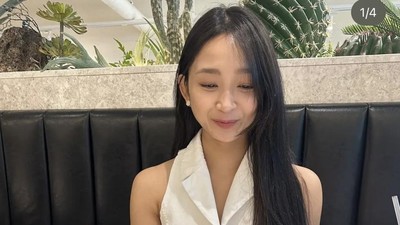 Cantiknya Dita Karang Saat Makan di Resto hingga Ngopi di Kafe