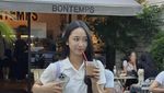Cantiknya Dita Karang Saat Makan di Resto hingga Ngopi di Kafe
