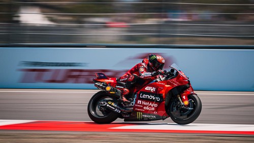 Francesco Bagnaia di MotoGP Mandalika 2024