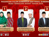 LADK Paslon Pilgub NTB 2024, Iqbal-Dinda Tertinggi