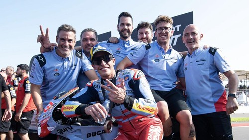 Marc Marquez podium ketiga di Sprint Race MotoGP Mandalika 2024