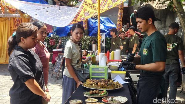 Palestival 2024 di Ubud, Bali, perkenalkan budaya dan kuliner Palestina, Sabtu (28/9/2024).