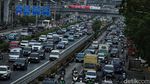 Potret Kemacetan Jakarta Meski Akhir Pekan