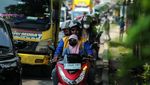 Potret Macet Horor di Sawangan Depok