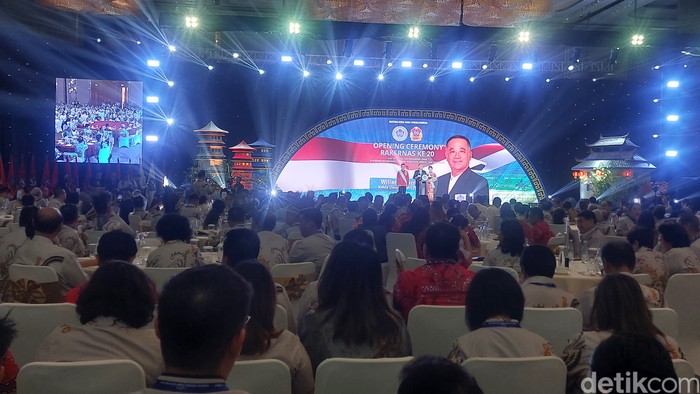 Rakernas PSMTI, 28 September 2024. (Rumondang Naibaho/detikcom)