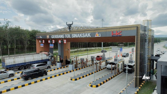 ruas tol seksi 3 Tebing Tinggi - Dolok Merawan dan sebagian seksi 4 Sinaksak - Dolok Merawan