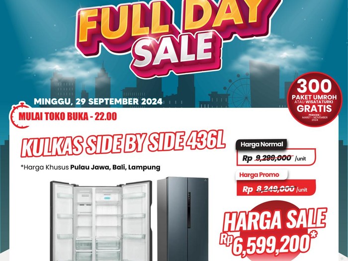 Transmart Full Day Sale Kulkas