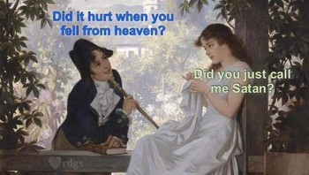 Jadi maksudnya, kamu mau manggil aku apa? Foto: Cart Memes - Classical Art Memes via Bored Panda